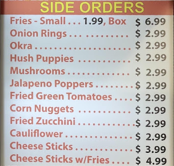 Menu Sharks Fish Chicken Chicago Style - 21