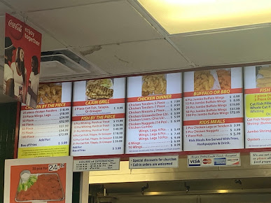 Menu Sharks Fish Chicken Chicago Style - 22