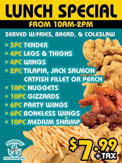 Menu Sharks Fish Chicken - 21