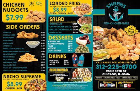 Photo Sharks Fish Chicken - 2