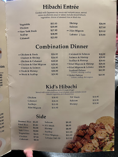 Menu Shiki Sushi Grill - 21