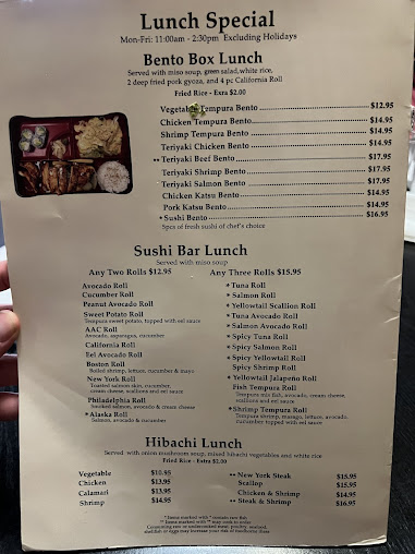 Menu Shiki Sushi Grill - 23