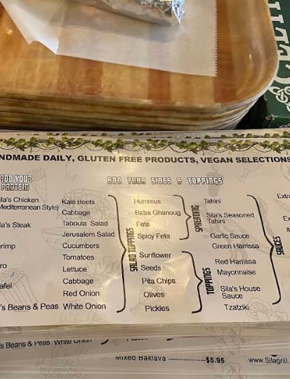Menu Sila's Mediterranean Restaurant - 22