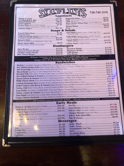 Menu Skinflints - 21