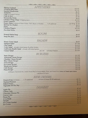 Menu Skinflints - 22