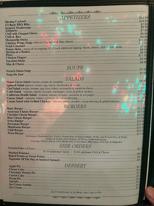 Menu Skinflints - 26