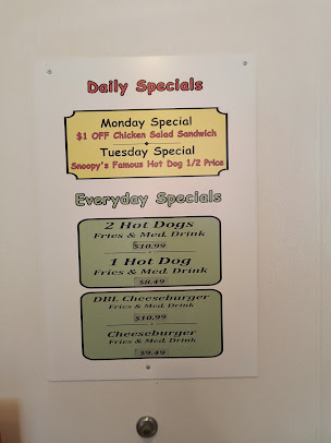 Menu Snoopy's Hot Dogs & More - 20