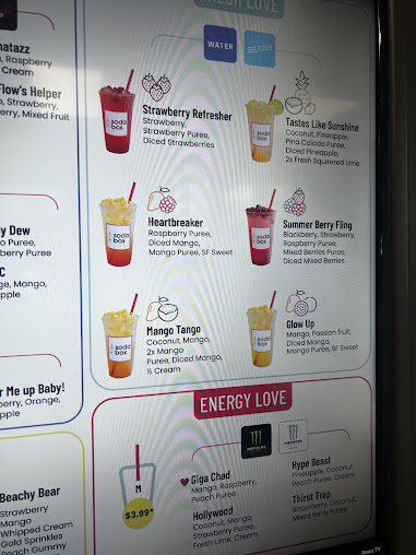 Menu Sodabox - 25