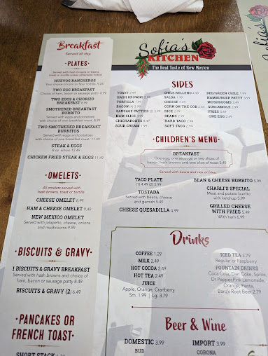 Menu Sofias Kitchen And Burrito Tyme - 25
