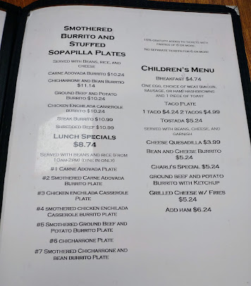 Menu Sofias Kitchen And Burrito Tyme - 27
