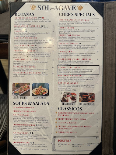 Menu Sol Agave - 20