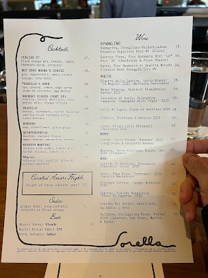 Menu Sorella San Francisco - 20