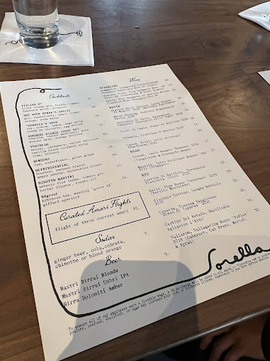Menu Sorella San Francisco - 25