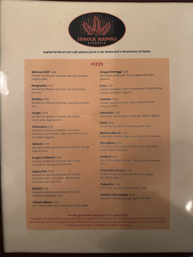 Menu Spacca Napoli Pizzeria - 26