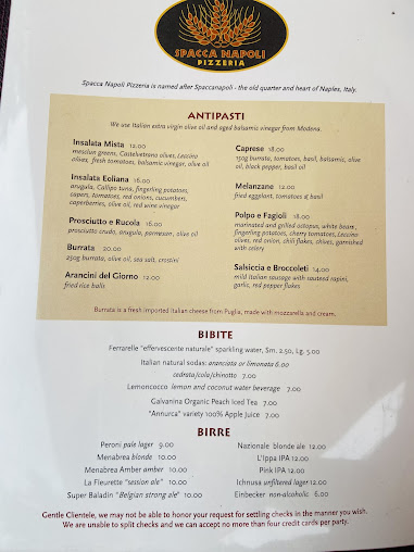 Menu Spacca Napoli Pizzeria - 27