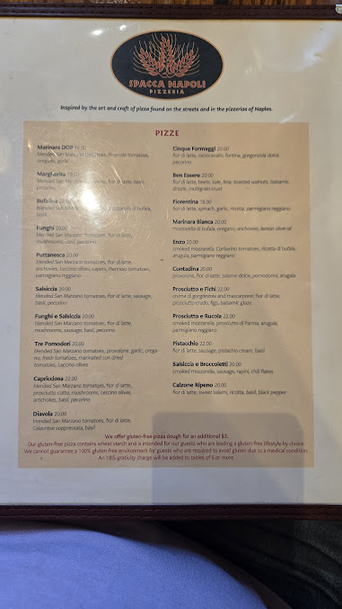 Menu Spacca Napoli Pizzeria - 29