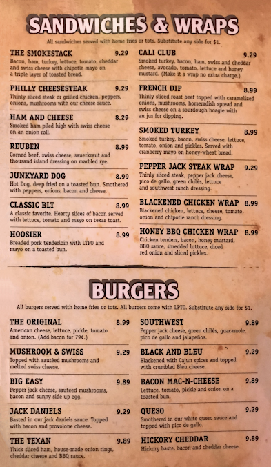Menu Speakeasy Salina - 28