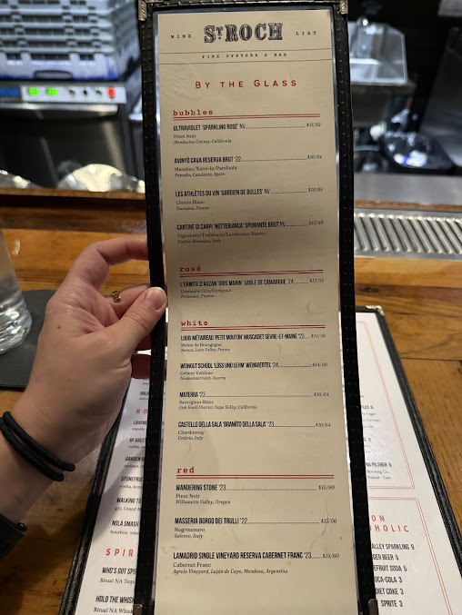 Menu St. Roch Fine Oysters + Bar - 26