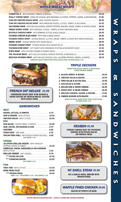 Menu Star On 18 Diner Cafe - 20