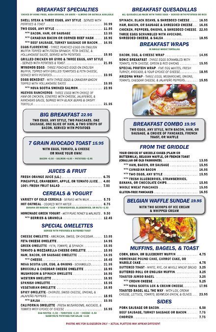 Menu Star On 18 Diner Cafe - 21
