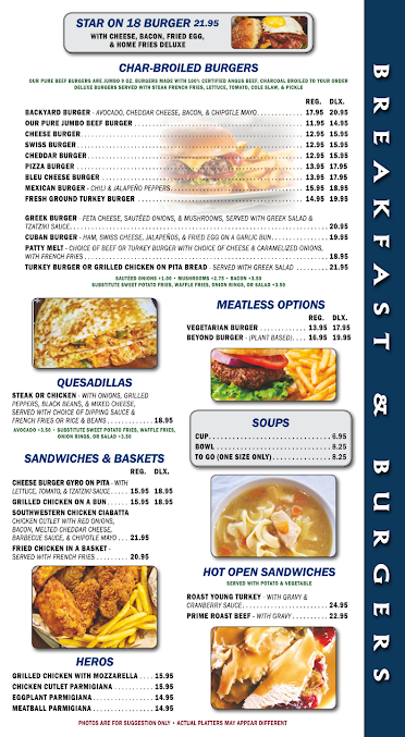 Menu Star On 18 Diner Cafe - 22