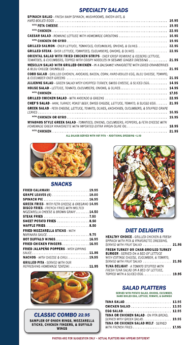 Menu Star On 18 Diner Cafe - 24