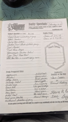 Menu State Farmers Market Restaurant - 22