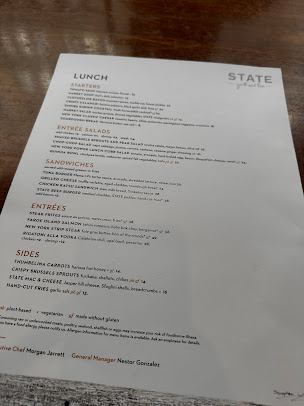 Menu State Grill And Bar - 20