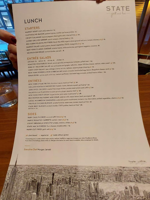 Menu State Grill And Bar - 24