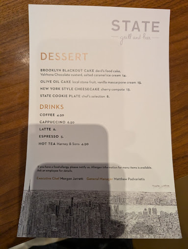 Menu State Grill And Bar - 28