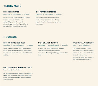 Menu Steep Mountain Tea House - 25