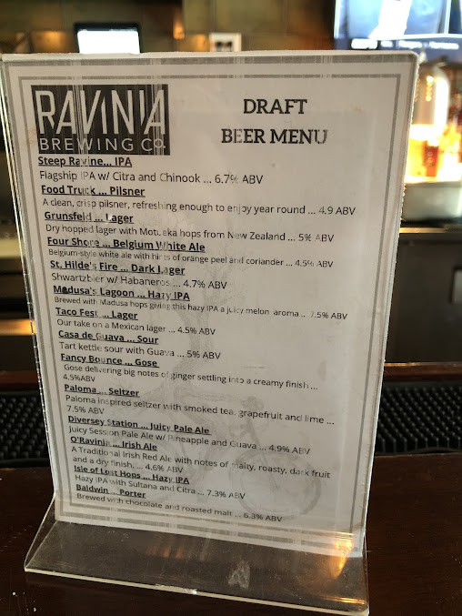 Menu Steep Ravine Brewing Company - 25
