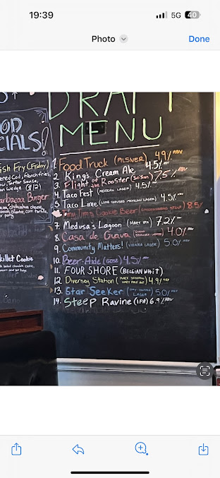Menu Steep Ravine Brewing Company - 26