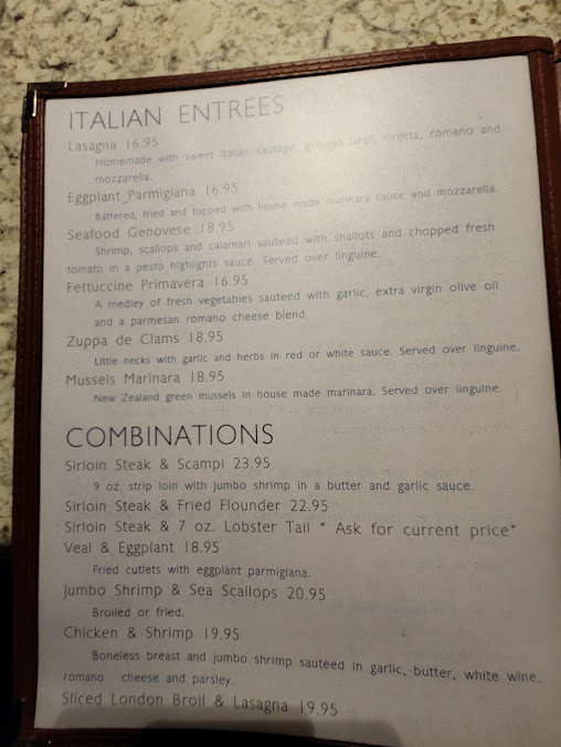Menu Stonehedge Restaurant - 20