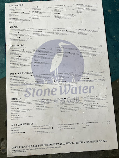 Menu Stonewater Grill - 21