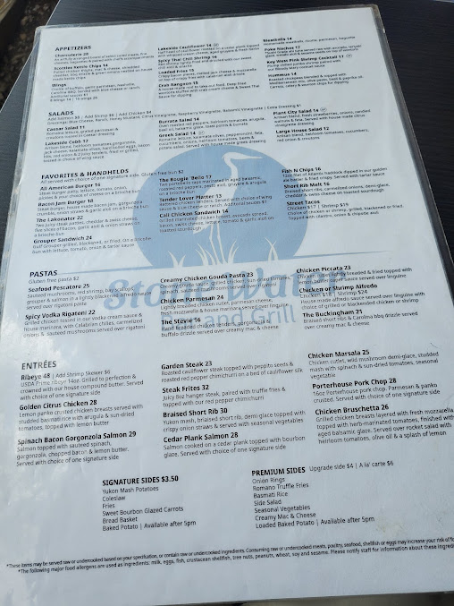 Menu Stonewater Grill - 22