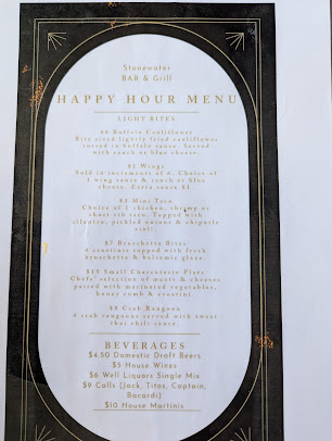 Menu Stonewater Grill - 24
