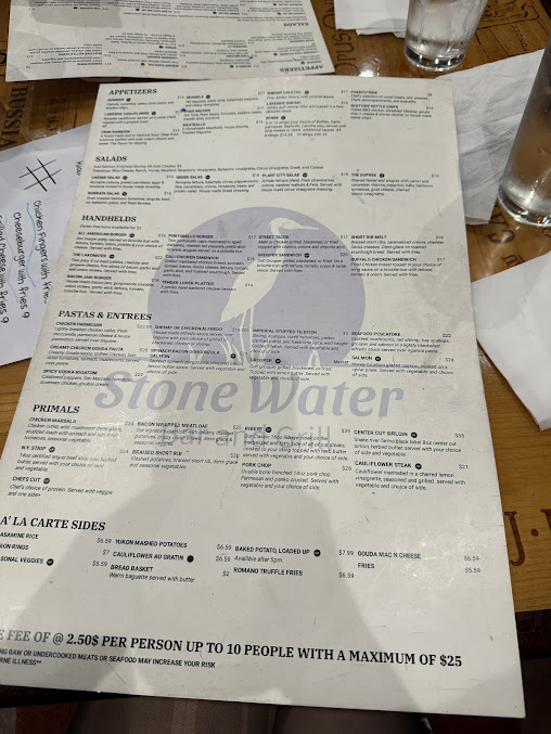 Menu Stonewater Grill - 27