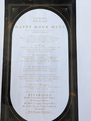 Menu Stonewater Grill - 29
