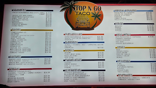 Menu Stop N Go Taco - 22