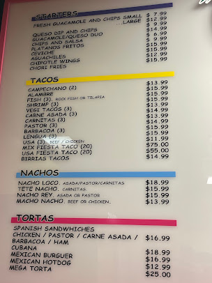 Menu Stop N Go Taco - 24