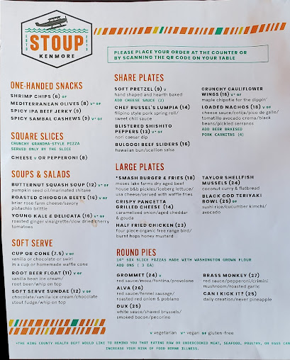 Menu Stoup Brewing Kenmore - 21