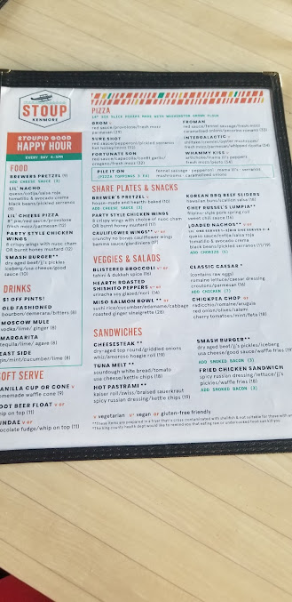 Menu Stoup Brewing Kenmore - 23