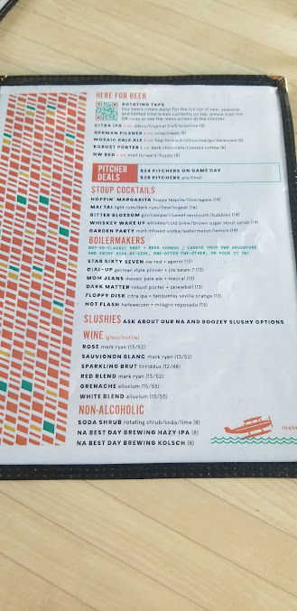 Menu Stoup Brewing Kenmore - 26