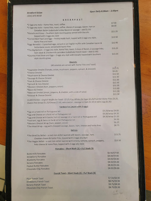 Menu Stratford Skillet - 21