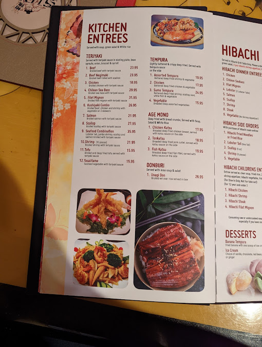 Menu Sumo Japanese Grill Sushi Bar - 26