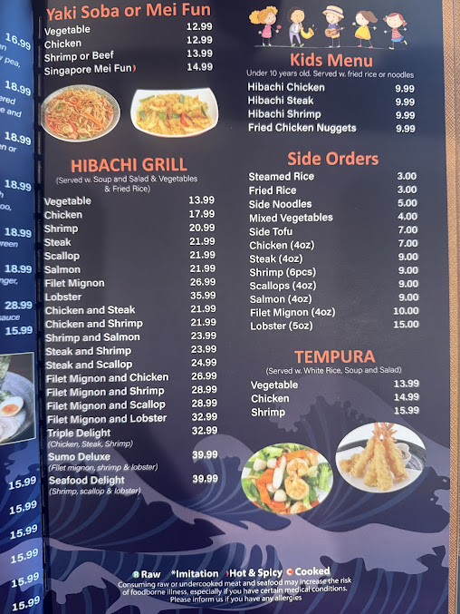 Menu Sumo Sushi Hibachi - 21