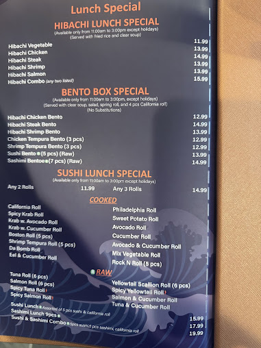 Menu Sumo Sushi Hibachi - 24