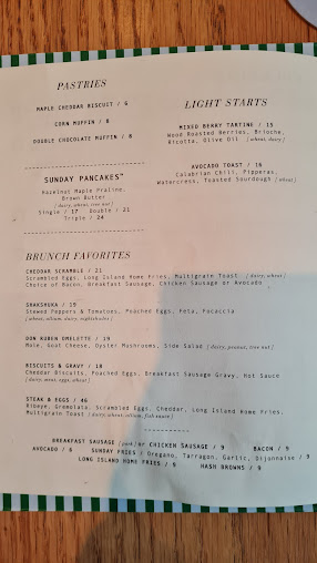 Menu Sunday In Brooklyn - 28