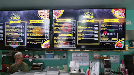 Menu Sunrise Bagel & Deli - 21
